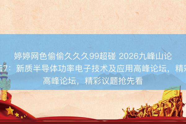 婷婷网色偷偷久久久99超碰 2026九峰山论坛丨高峰论坛7：新质半导体功率电子技术及应用高峰论坛，精彩议题抢先看