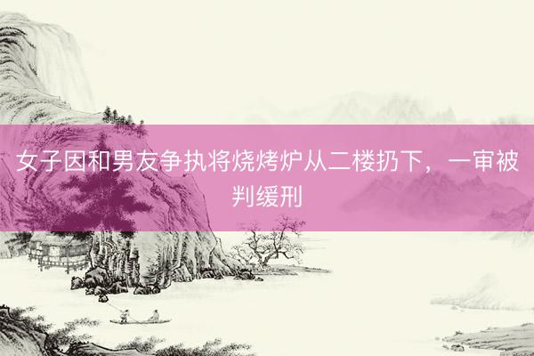 女子因和男友争执将烧烤炉从二楼扔下,一审被判缓刑