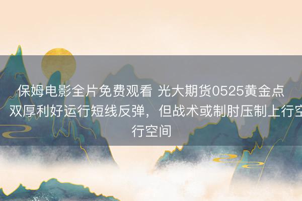 保姆电影全片免费观看 光大期货0525黄金点评:双厚利好运行短线反弹,但战术或制肘压制上行空间